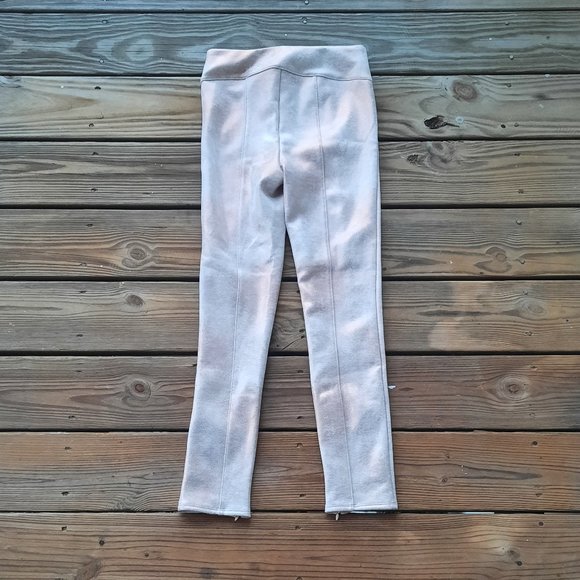 Anthropologie Sueded Metallic Leggings - Picture 4 of 6